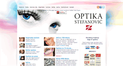 Desktop Screenshot of optikastefanovic.com